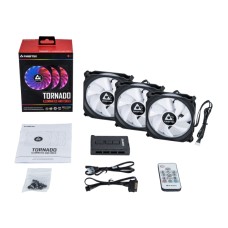 CHIEFTEC Set Ventilatora Tornado RGB CF-3012-RGB 120 x 120 x 25mm (3 komada)