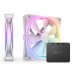 NZXT F140 RGB Duo Twin Pack 140mm ventilator beli (RF-D14DF-W1)