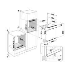 WHIRLPOOL AKZM 8480 WH ugradna rerna