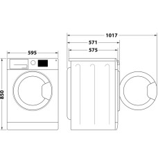 WHIRLPOOL FFL 7259 W EE mašina za pranje veša