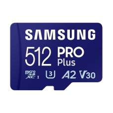 SAMSUNG Memorijska kartica PRO PLUS MicroSDXC 512GB U3 + SD Adapter MB-MD512SA