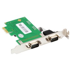 E-GREEN PCI Express kontroler 2-port (RS-232,DB-9)