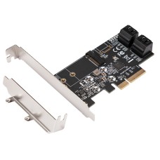 E-GREEN PCI-Express kontroler 5-port SATA III int. Kartica JMB585 Chipset