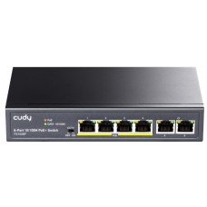 CUDY FS1006P PoE+ 6port switch